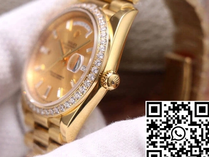 18ct M228348RBR-0002 Gold Effortless 989 Day EW Factory Date Rolex 0716